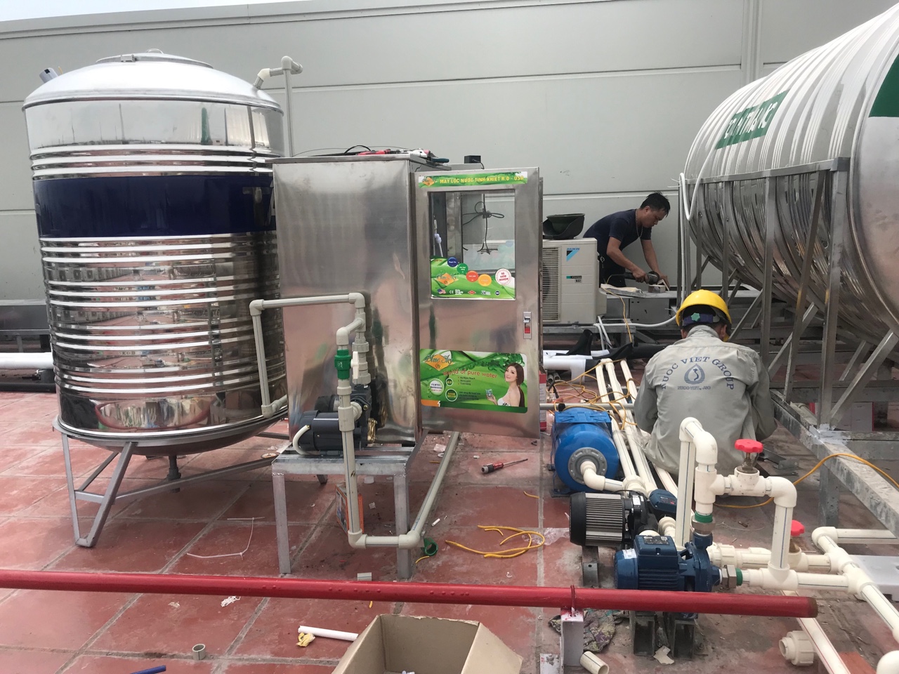 Hệ lọc nước uống trung tâm 50L/h - TOYOTA Bắc Giang